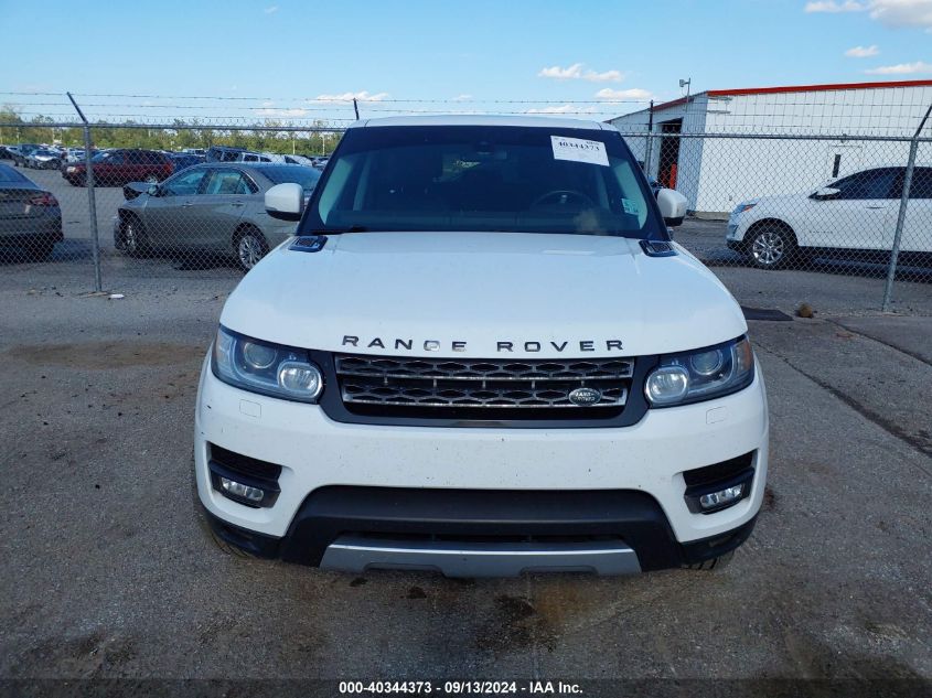 2015 Land Rover Range Rover Sport 3.0L V6 Supercharged Hse VIN: SALWR2VFXFA609505 Lot: 40344373