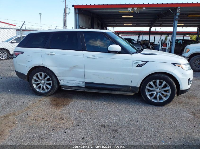 2015 Land Rover Range Rover Sport 3.0L V6 Supercharged Hse VIN: SALWR2VFXFA609505 Lot: 40344373