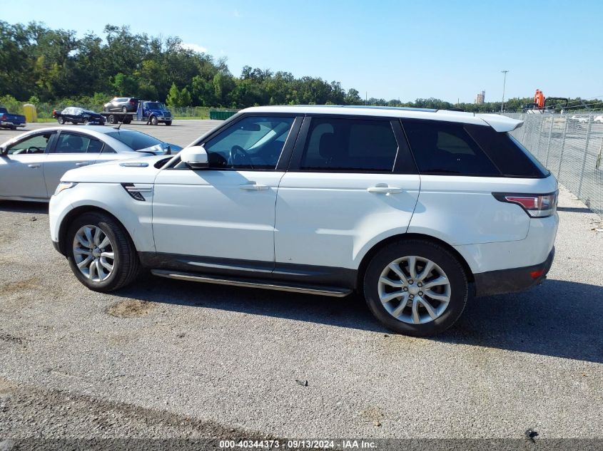 2015 Land Rover Range Rover Sport 3.0L V6 Supercharged Hse VIN: SALWR2VFXFA609505 Lot: 40344373