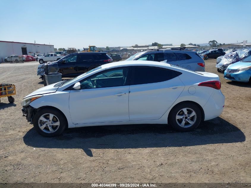 2015 Hyundai Elantra Se VIN: 5NPDH4AE6FH585870 Lot: 40344399