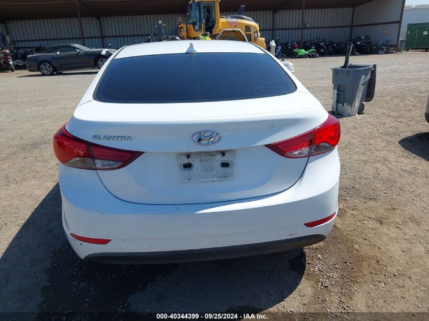 2015 Hyundai Elantra Se VIN: 5NPDH4AE6FH585870 Lot: 40344399