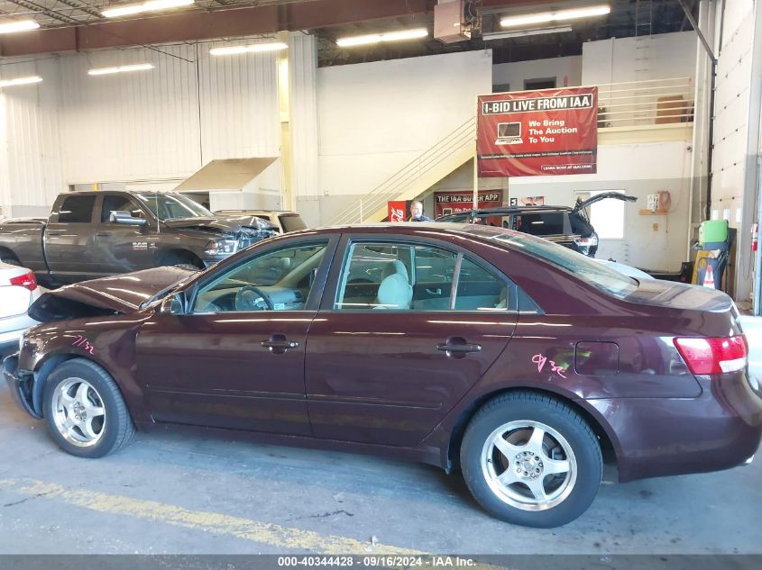 2006 Hyundai Sonata Gls/Lx VIN: 5NPEU46F76H092166 Lot: 40344428