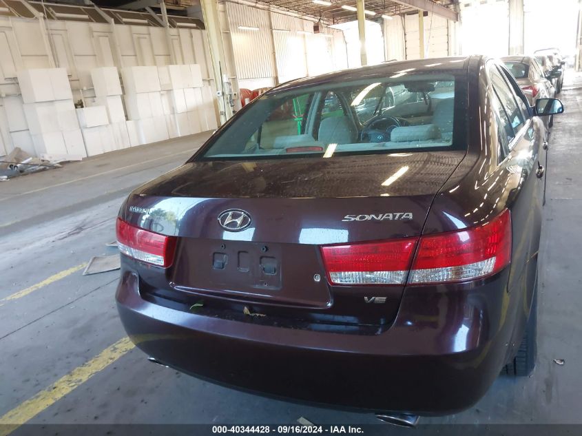 5NPEU46F76H092166 2006 Hyundai Sonata Gls/Lx