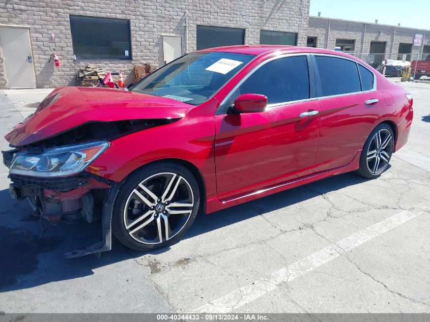 1HGCR2F55GA176906 2016 HONDA ACCORD - Image 2