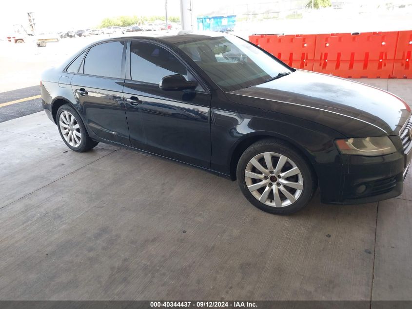 2010 Audi A4 2.0T Premium VIN: WAUAFAFL9AN040153 Lot: 40344437
