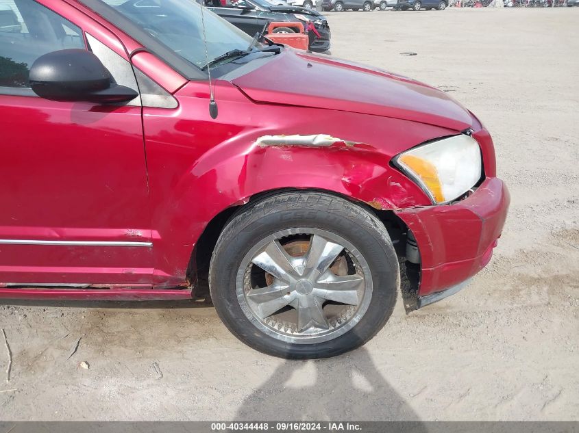 2007 Dodge Caliber R/T VIN: 1B3HE78K47D129754 Lot: 40344448