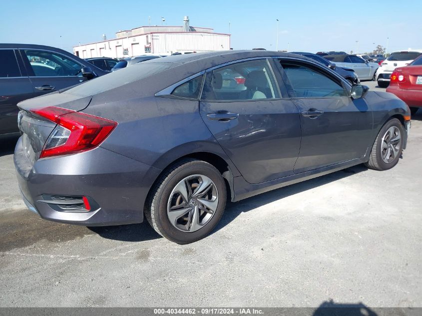 2019 Honda Civic Lx VIN: 19XFC2F61KE200310 Lot: 40344462