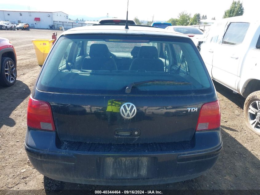 2003 Volkswagen Golf Gls Tdi VIN: 9BWGP61J234013114 Lot: 40344464