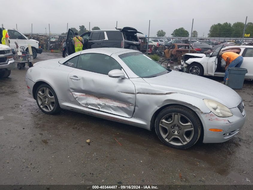 2006 Lexus Sc 430 VIN: JTHFN48Y569005162 Lot: 40344487