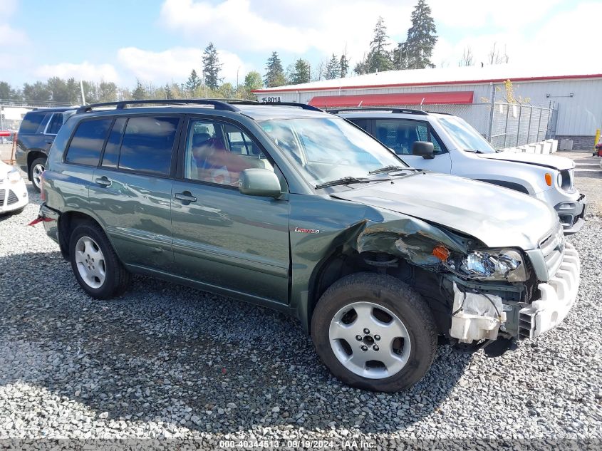 2004 Toyota Highlander Limited V6 VIN: JTEEP21A340055919 Lot: 40344513