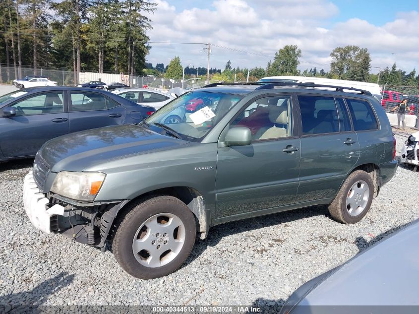 2004 Toyota Highlander Limited V6 VIN: JTEEP21A340055919 Lot: 40344513