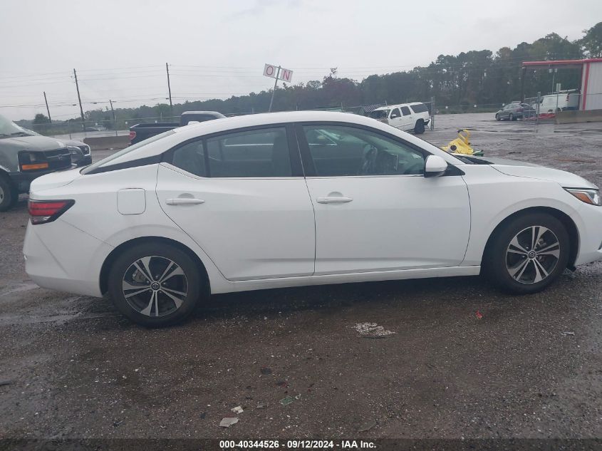 2022 Nissan Sentra Sv Xtronic Cvt VIN: 3N1AB8CVZNY223144 Lot: 40344526