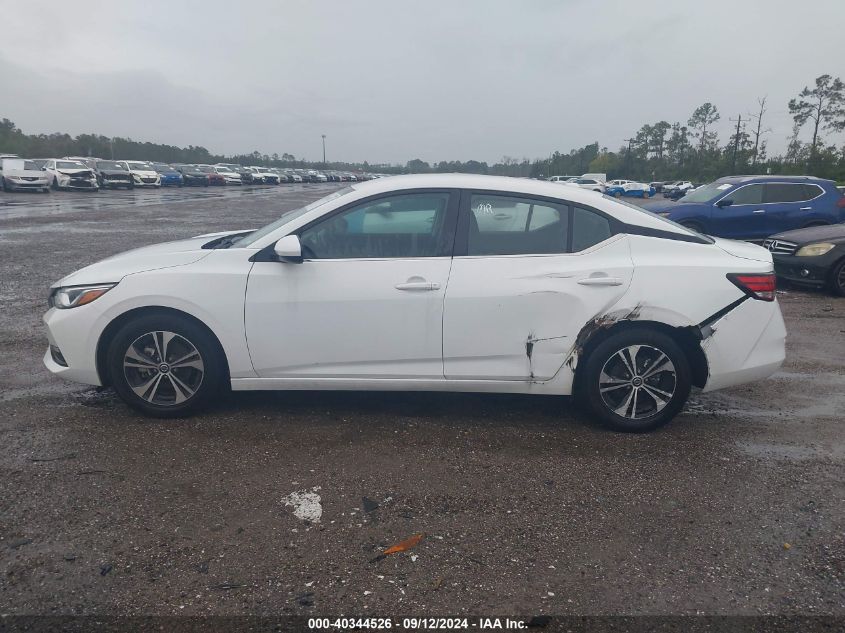 2022 Nissan Sentra Sv Xtronic Cvt VIN: 3N1AB8CVZNY223144 Lot: 40344526