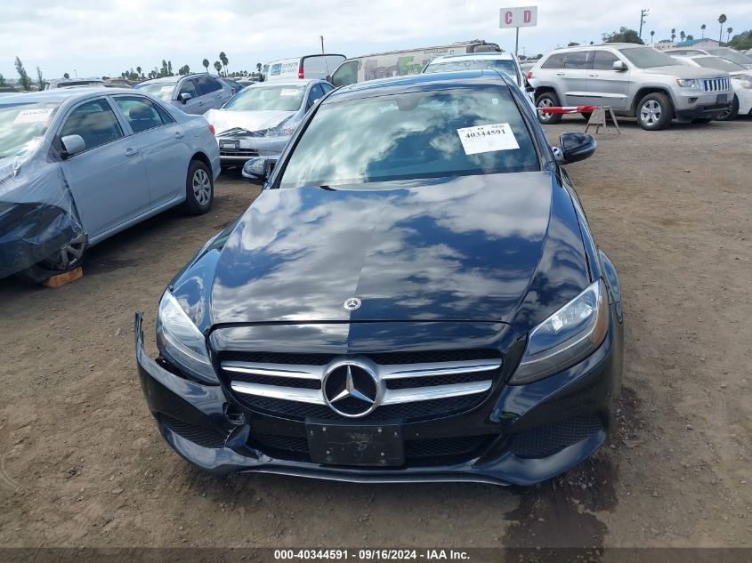 2018 Mercedes-Benz C 300 VIN: 55SWF4JB7JU262423 Lot: 40344591