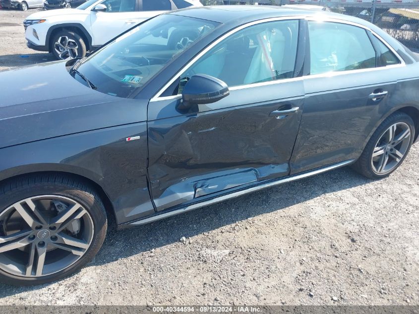 2018 Audi A4 2.0T Premium VIN: WAUFNAF41JA144631 Lot: 40344594