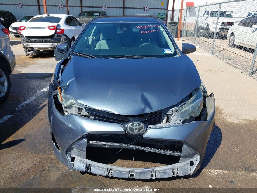 2018 Toyota Corolla Le VIN: 2T1BURHE7JC054145 Lot: 40344707