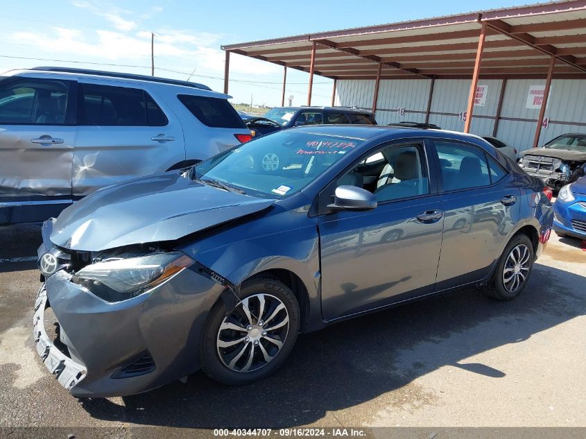 2018 Toyota Corolla Le VIN: 2T1BURHE7JC054145 Lot: 40344707