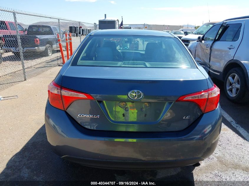 2018 Toyota Corolla Le VIN: 2T1BURHE7JC054145 Lot: 40344707