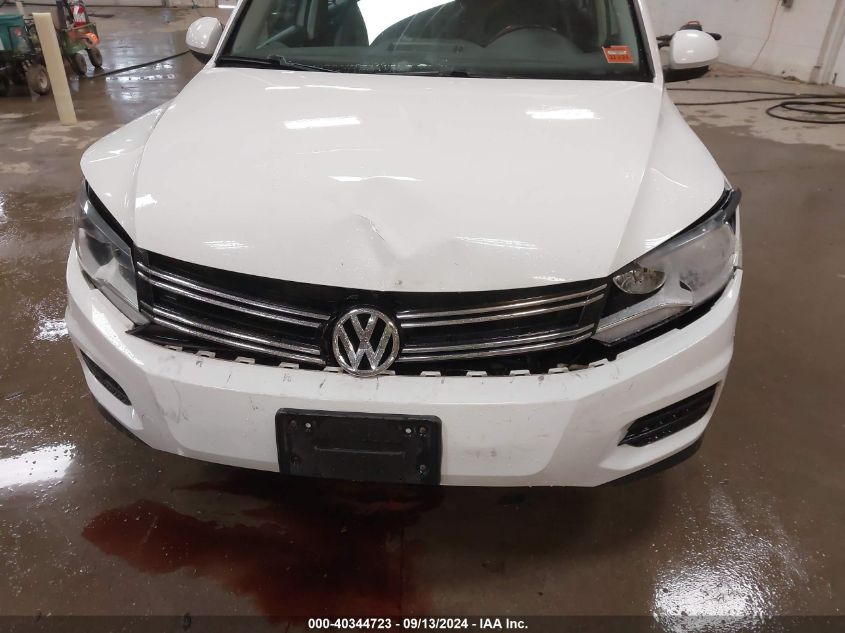 2016 Volkswagen Tiguan S VIN: WVGBV7AX4GW004876 Lot: 40344723