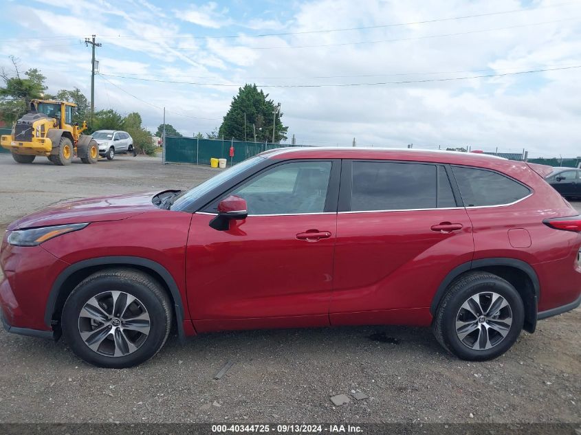 2023 Toyota Highlander L/Le/Xle/Limited/Platinum/Xse VIN: 5TDKDRBH8PS509247 Lot: 40344725