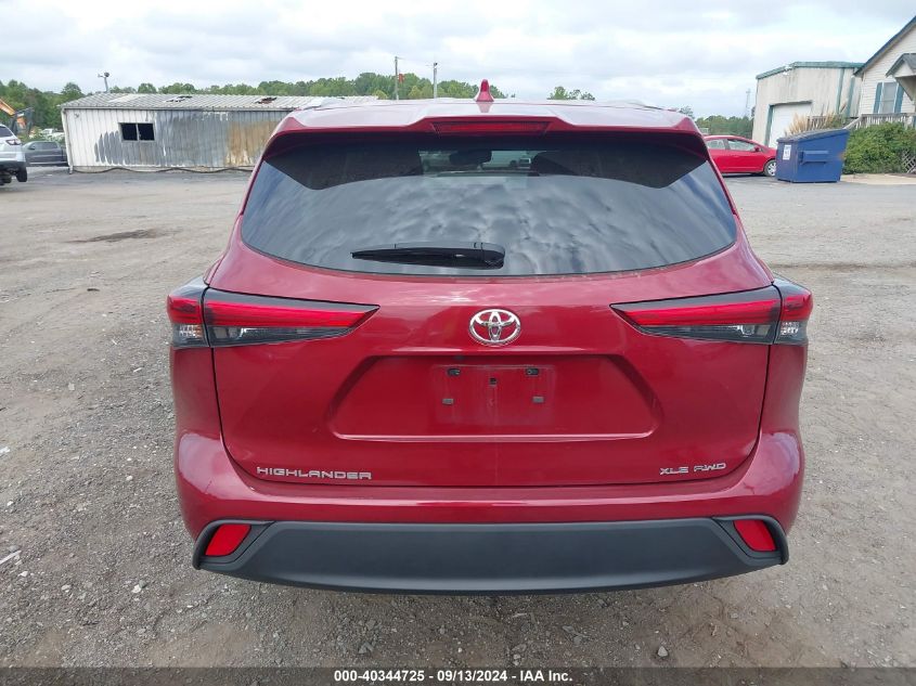 2023 Toyota Highlander L/Le/Xle/Limited/Platinum/Xse VIN: 5TDKDRBH8PS509247 Lot: 40344725