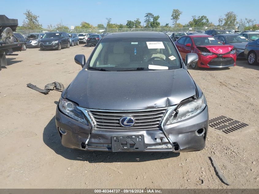 2013 Lexus Rx 450H VIN: JTJZB1BA0D2412598 Lot: 40344737