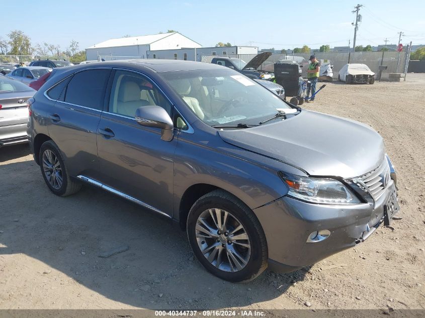 VIN JTJZB1BA0D2412598 2013 Lexus RX, 450H no.1