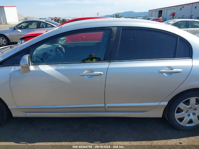 2008 Honda Civic Lx VIN: 2HGFA15598H513886 Lot: 40344760