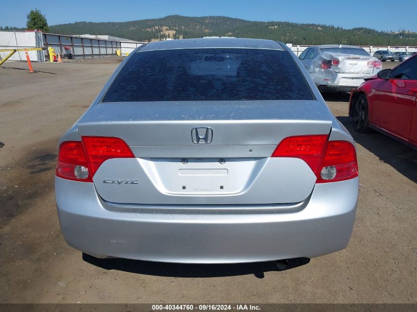 2008 Honda Civic Lx VIN: 2HGFA15598H513886 Lot: 40344760