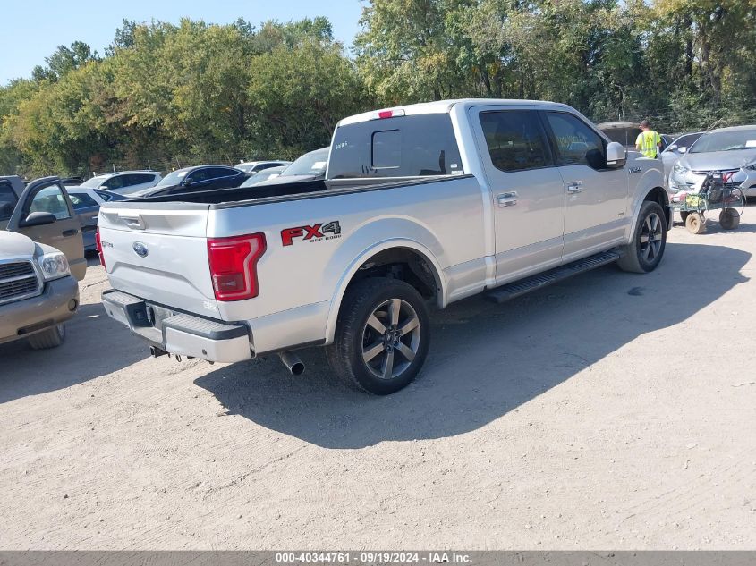 2016 FORD F-150 LARIAT - 1FTFW1EG7GFB02665