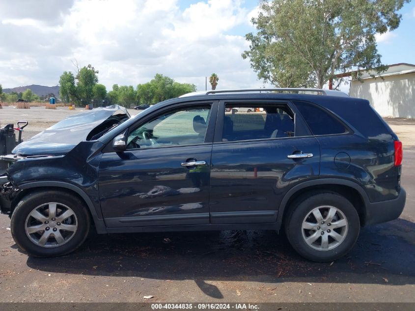 2013 Kia Sorento Lx VIN: 5XYKT4A22DG341150 Lot: 40344835