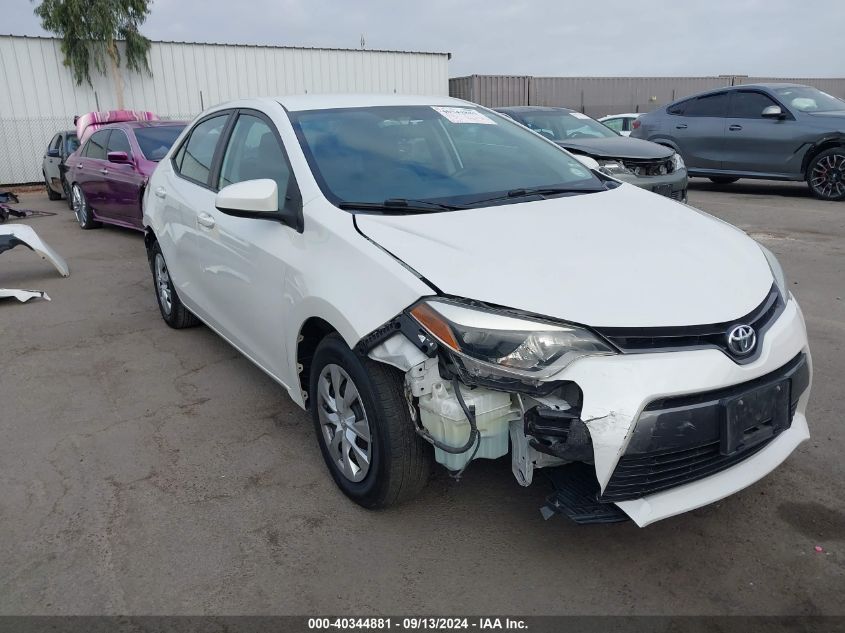 2016 Toyota Corolla Eco/Eco Plus/Eco Premium VIN: 5YFBPRHE5GP372796 Lot: 40344881