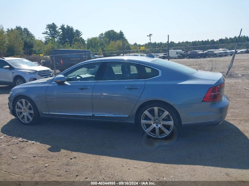 2017 Volvo S90 T6 Inscription VIN: YV1A22ML4H1016961 Lot: 40344955