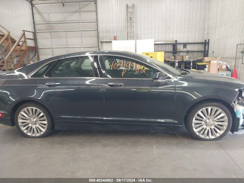 2013 Lincoln Mkz VIN: 3LN6L2J90DR825578 Lot: 40344982