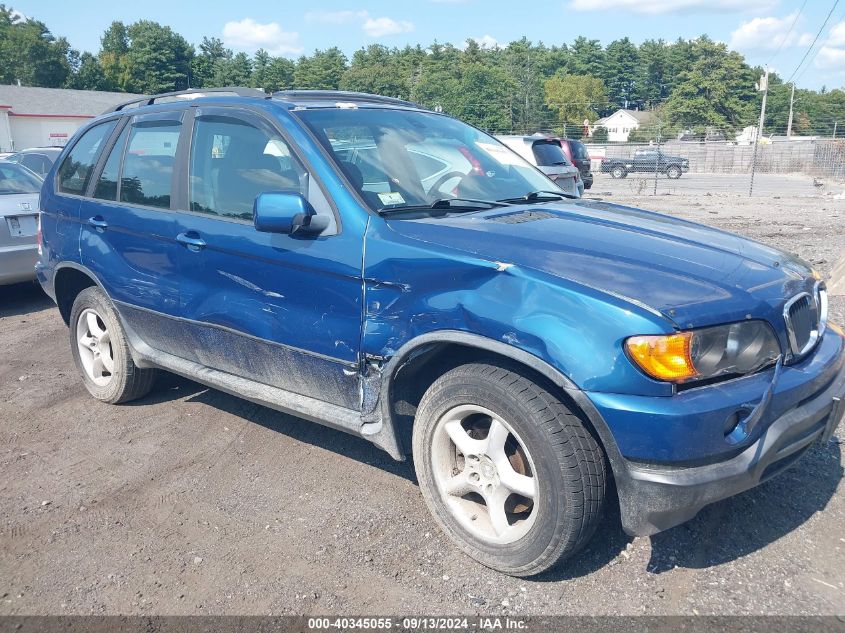 2003 BMW X5 3.0I VIN: 5UXFA53533LV93026 Lot: 40345055