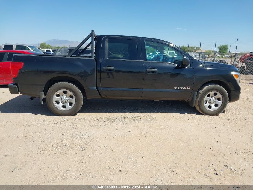 2021 Nissan Titan S 4X2 VIN: 1N6AA1EE8MN517614 Lot: 40345093