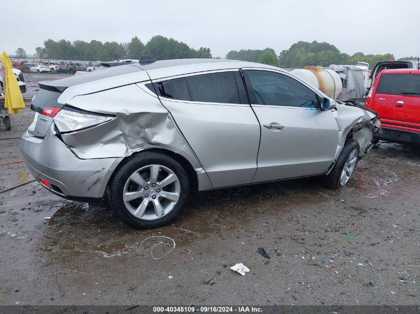 2010 Acura Zdx VIN: 2HNYB1H44AH501765 Lot: 40345109