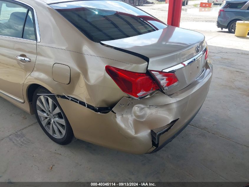 4T1BK3DB2BU402416 2011 Toyota Avalon Limited