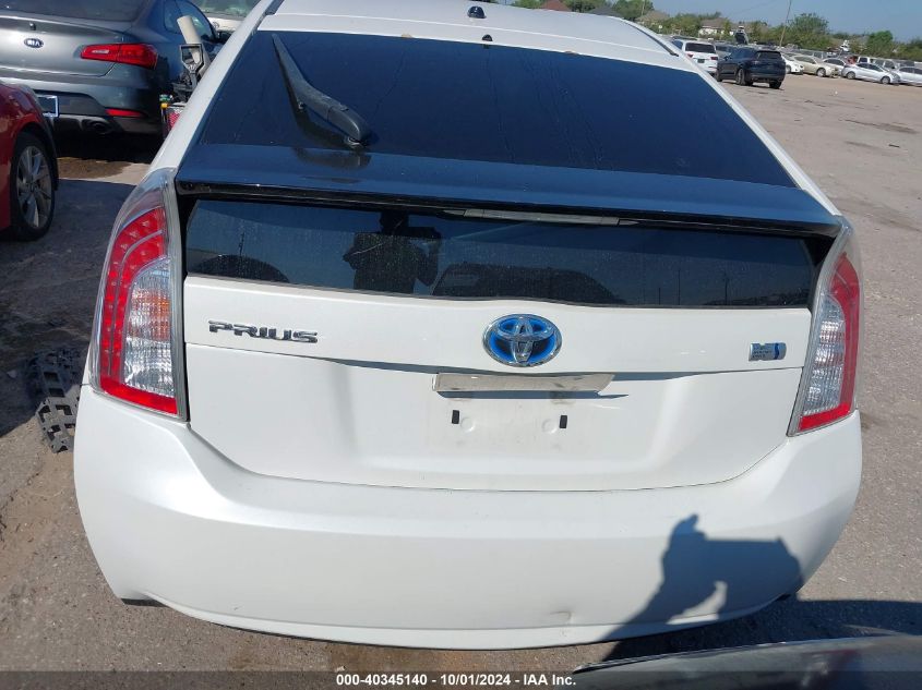 2013 Toyota Prius Two VIN: JTDKN3DU9D5701041 Lot: 40345140