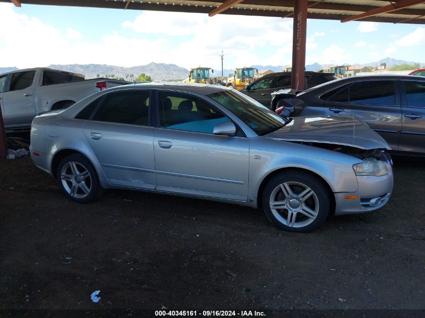 2007 Audi A4 2/Turbo VIN: WAUAF78E07A209932 Lot: 40345161