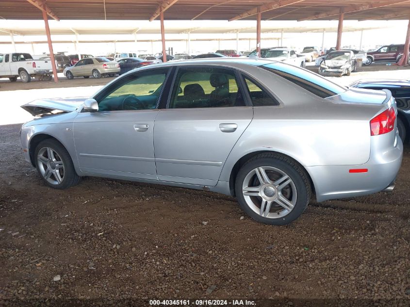 2007 Audi A4 2/Turbo VIN: WAUAF78E07A209932 Lot: 40345161