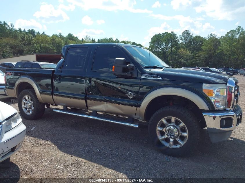 2012 Ford F-250 Lariat VIN: 1FT7W2BT1CEC90627 Lot: 40345193