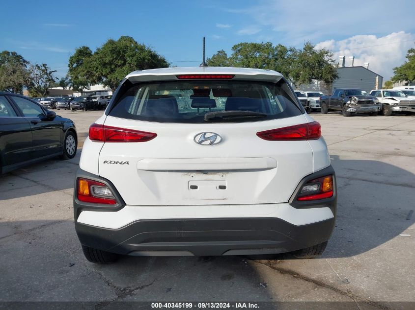 2021 Hyundai Kona Se VIN: KM8K12AA6MU599988 Lot: 40345199