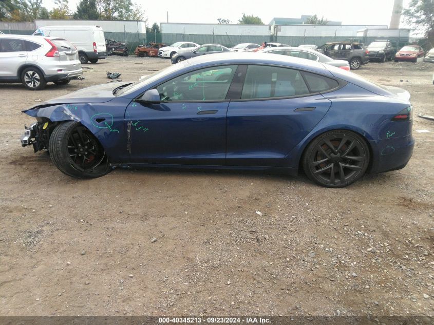 2022 Tesla Model S Dual Motor All-Wheel Drive VIN: 5YJSA1E58NF492656 Lot: 40345213