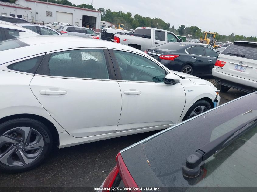 2019 Honda Insight Ex VIN: 19XZE4F50KE031035 Lot: 40345275