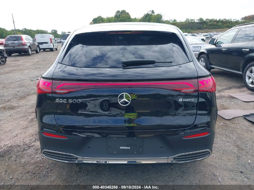 4JGGM2CB0PA002018 2023 Mercedes-Benz Eqe 500 Suv 4Matic