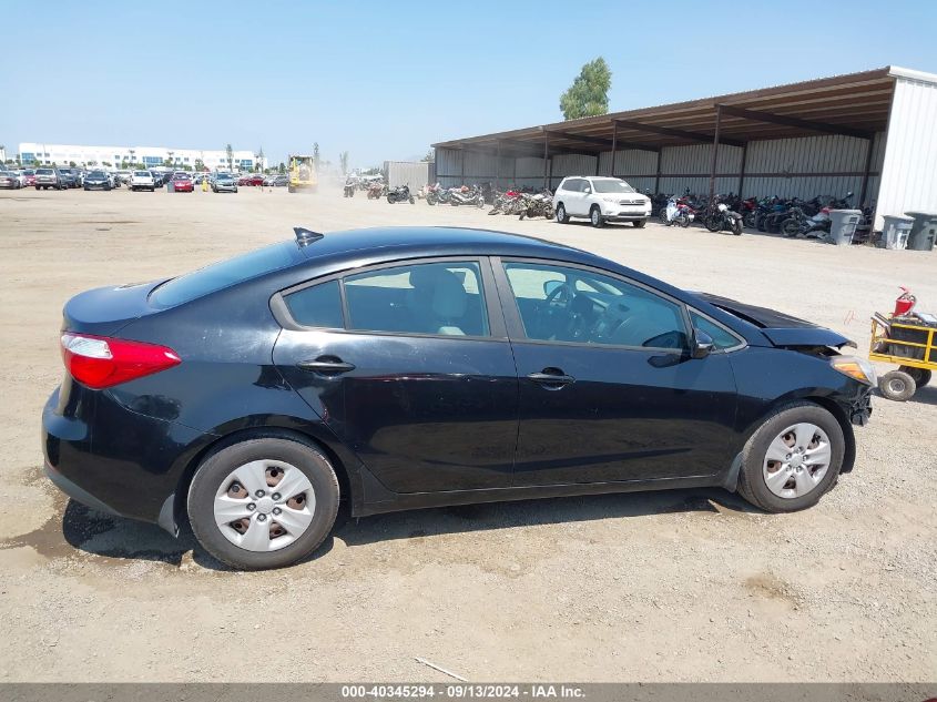 2016 Kia Forte Lx VIN: KNAFX4A63G5543384 Lot: 40345294