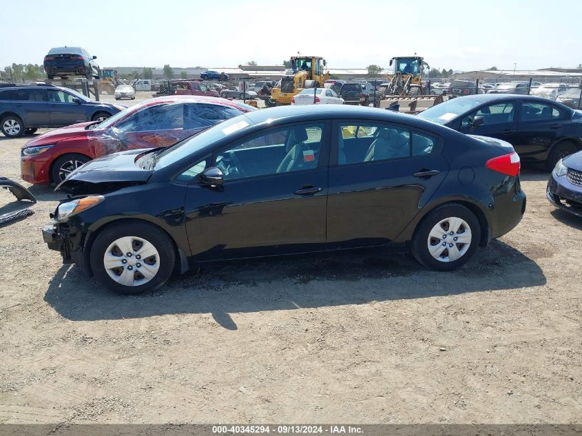 2016 Kia Forte Lx VIN: KNAFX4A63G5543384 Lot: 40345294