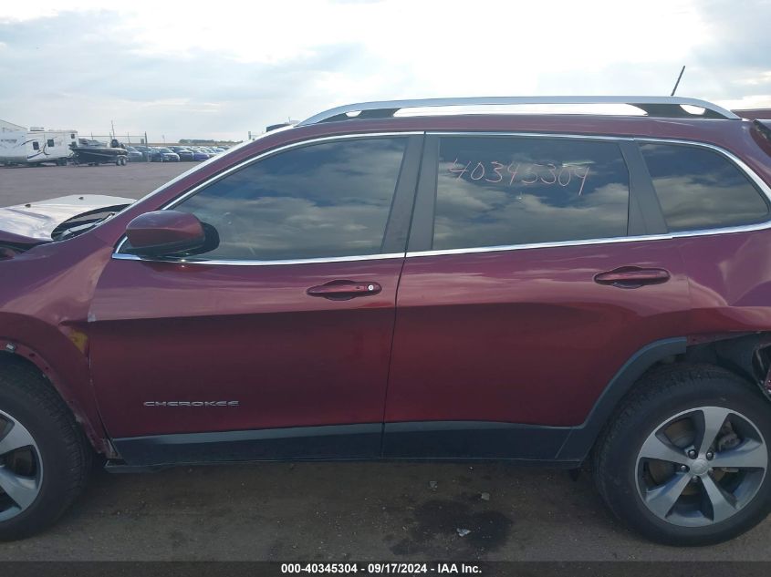 2019 Jeep Cherokee Limited VIN: 1C4PJMDX5KD480655 Lot: 40345304