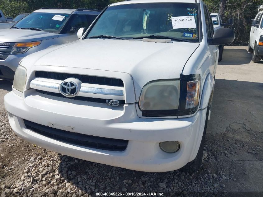 2005 Toyota Sequoia Sr5 V8 VIN: 5TDZT34A85S245233 Lot: 40345326